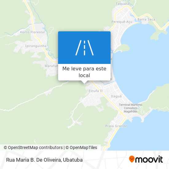 Rua Maria B. De Oliveira mapa