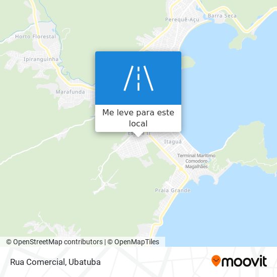 Rua Comercial mapa