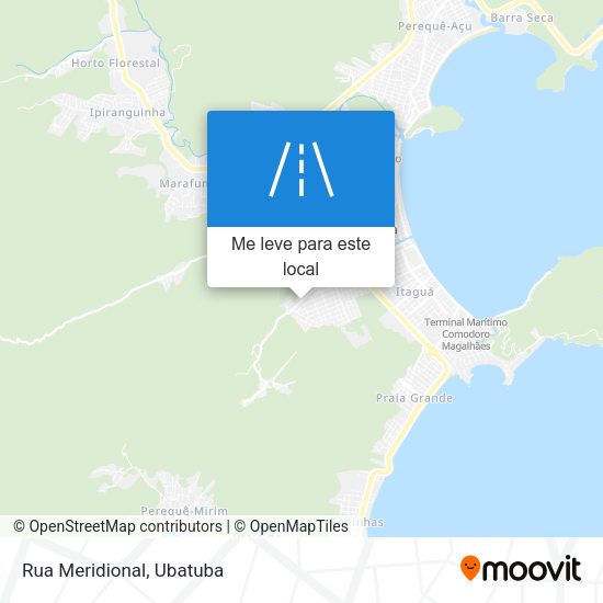 Rua Meridional mapa