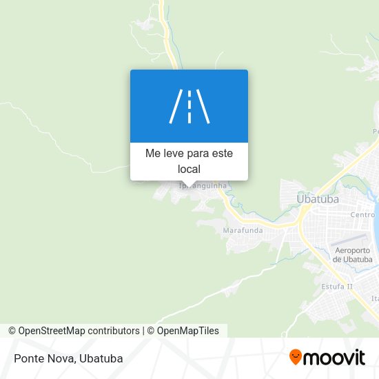 Ponte Nova mapa