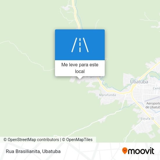 Rua Brasilianita mapa