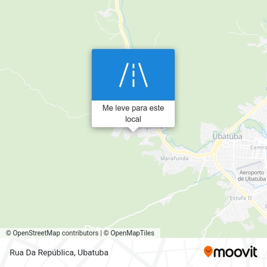 Rua Da República mapa