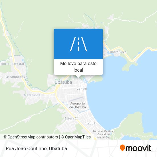 Rua João Coutinho mapa