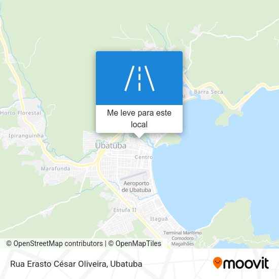 Rua Erasto César Oliveira mapa