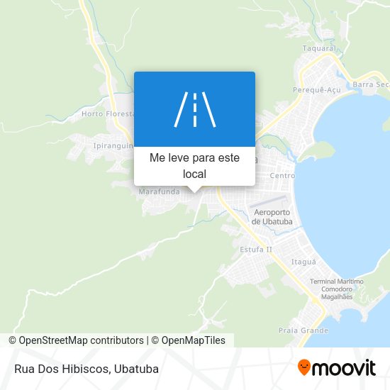 Rua Dos Hibiscos mapa