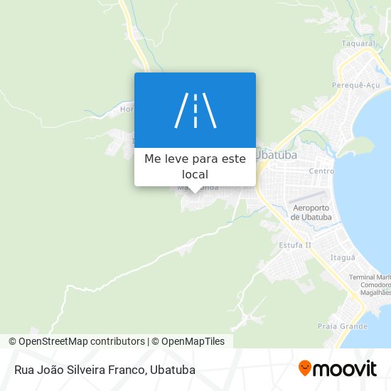 Rua João Silveira Franco mapa