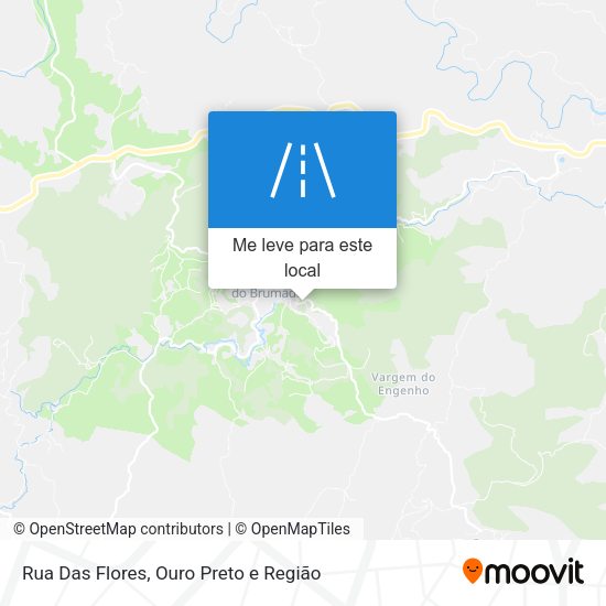 Rua Das Flores mapa