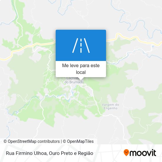 Rua Firmino Ulhoa mapa