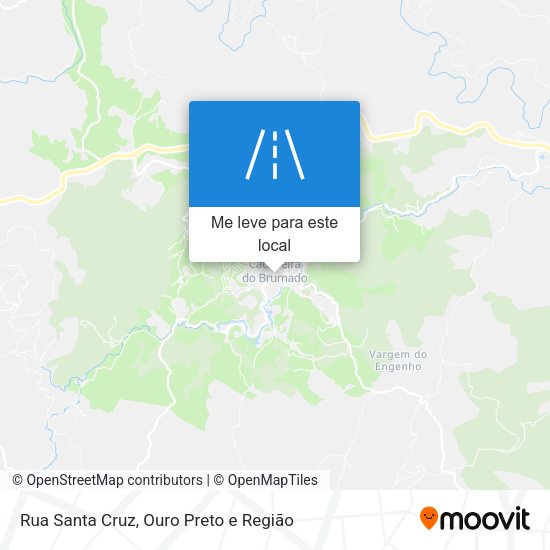 Rua Santa Cruz mapa