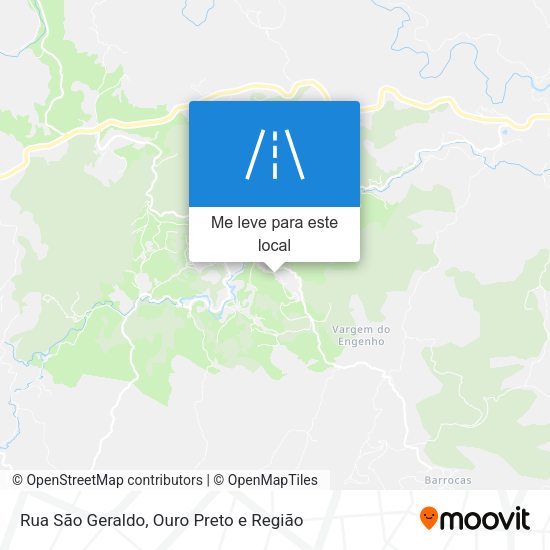 Rua São Geraldo mapa