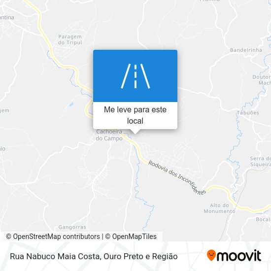 Rua Nabuco Maia Costa mapa
