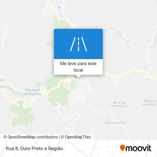 Rua 8 mapa