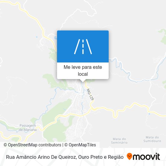 Rua Amâncio Arino De Queiroz mapa