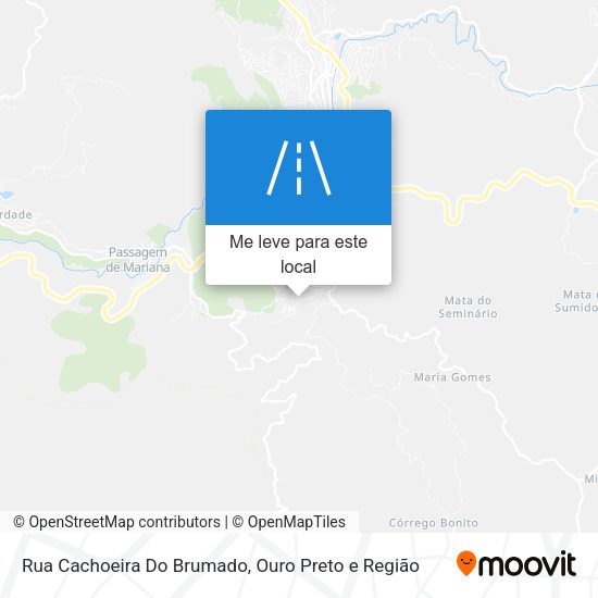 Rua Cachoeira Do Brumado mapa