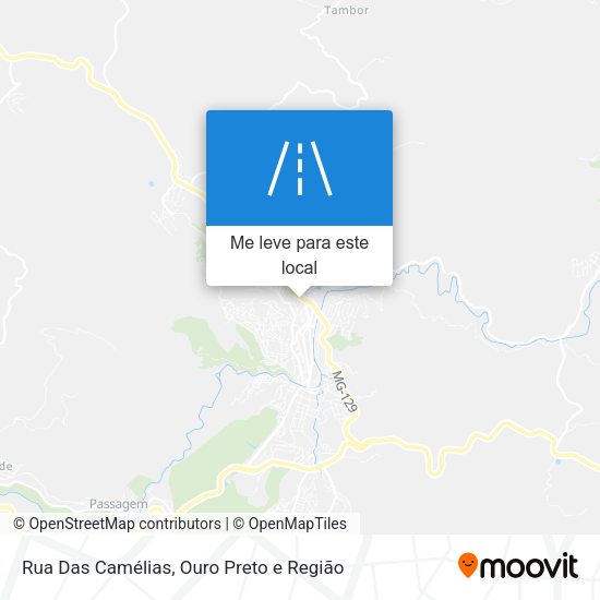 Rua Das Camélias mapa
