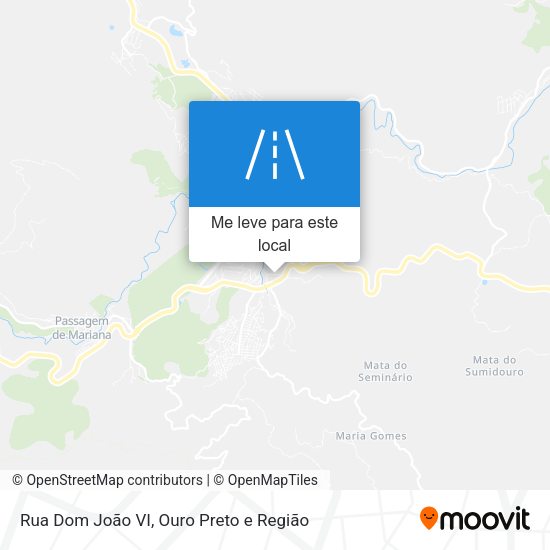 Rua Dom João VI mapa