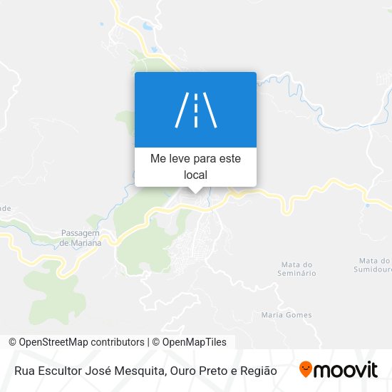 Rua Escultor José Mesquita mapa