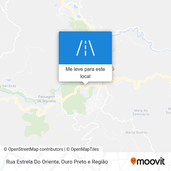 Rua Estrela Do Oriente mapa