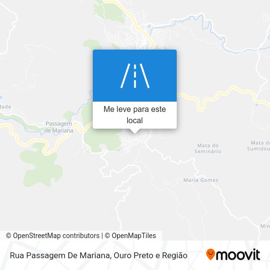 Rua Passagem De Mariana mapa