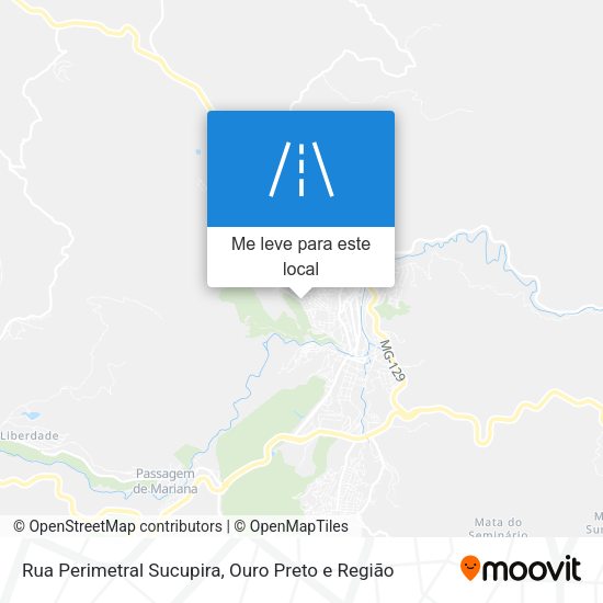 Rua Perimetral Sucupira mapa