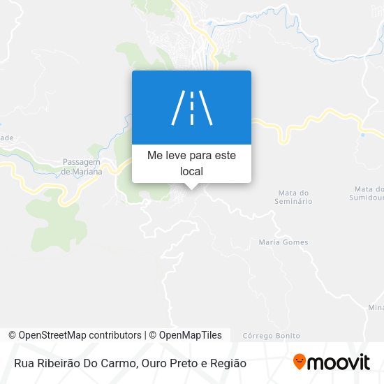 Rua Ribeirão Do Carmo mapa