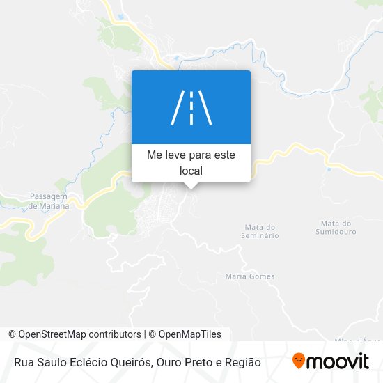 Rua Saulo Eclécio Queirós mapa