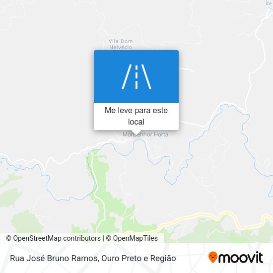 Rua José Bruno Ramos mapa