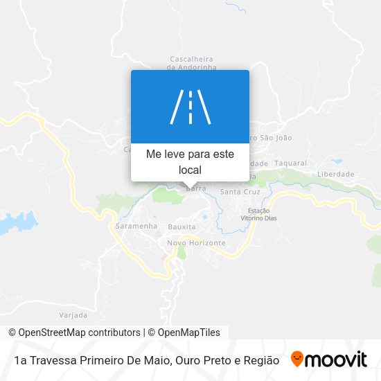 1a Travessa Primeiro De Maio mapa