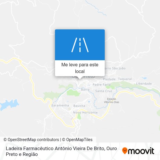 Ladeira Farmacêutico Antônio Vieira De Brito mapa