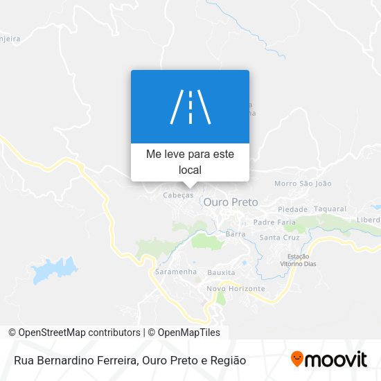 Rua Bernardino Ferreira mapa
