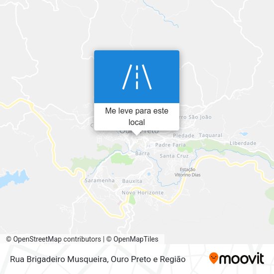 Rua Brigadeiro Musqueira mapa