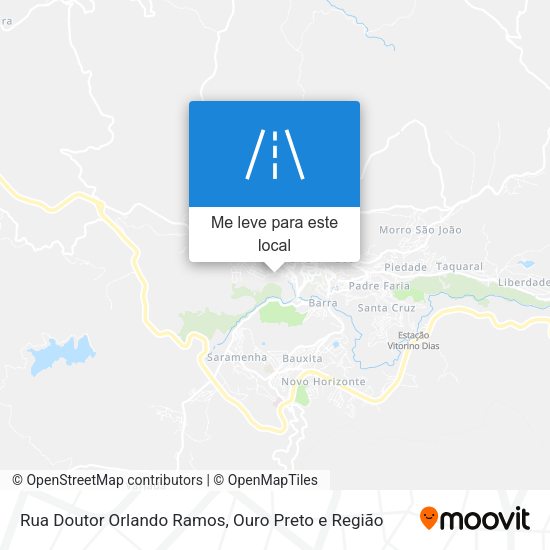 Rua Doutor Orlando Ramos mapa