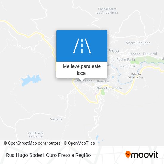 Rua Hugo Soderi mapa