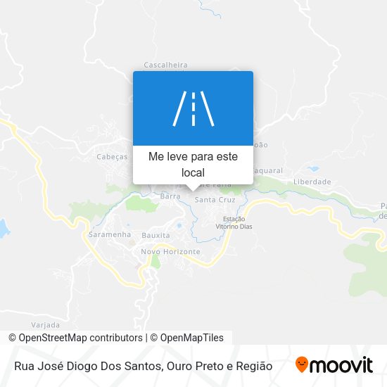 Rua José Diogo Dos Santos mapa