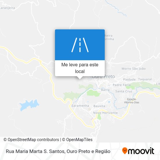 Rua Maria Marta S. Santos mapa