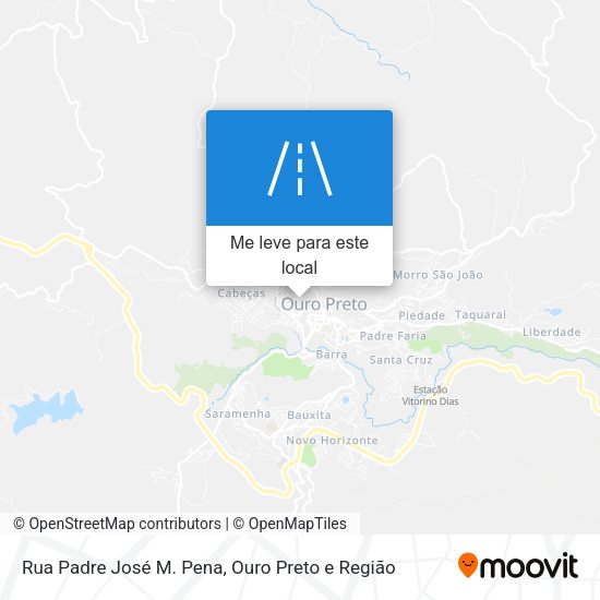 Rua Padre José M. Pena mapa