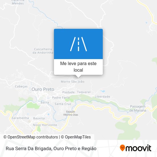 Rua Serra Da Brigada mapa