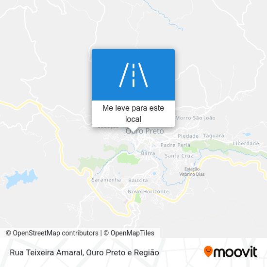 Rua Teixeira Amaral mapa