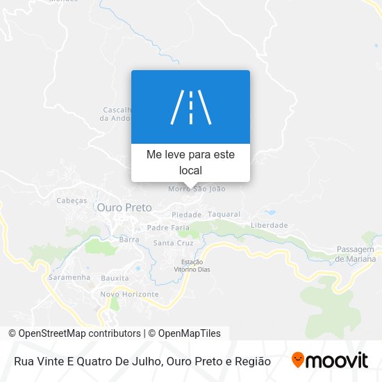 Rua Vinte E Quatro De Julho mapa