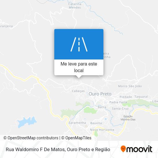 Rua Waldomiro F De Matos mapa