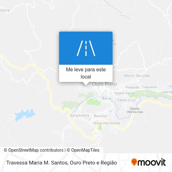 Travessa Maria M. Santos mapa