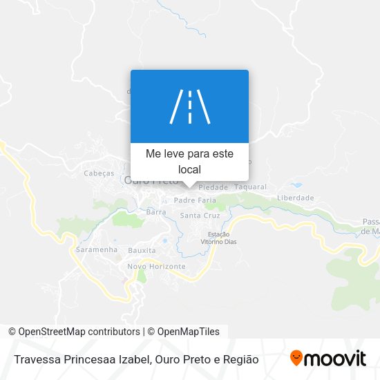 Travessa Princesaa Izabel mapa