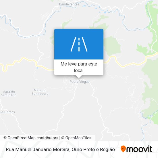 Rua Manuel Januário Moreira mapa