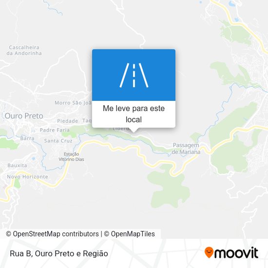 Rua B mapa