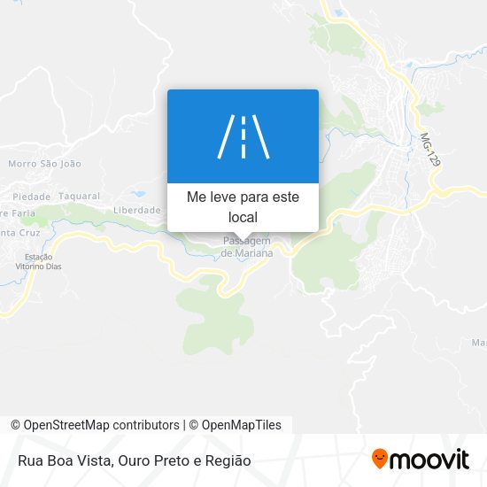 Rua Boa Vista mapa