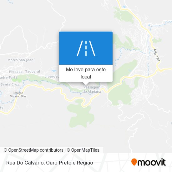 Rua Do Calvário mapa