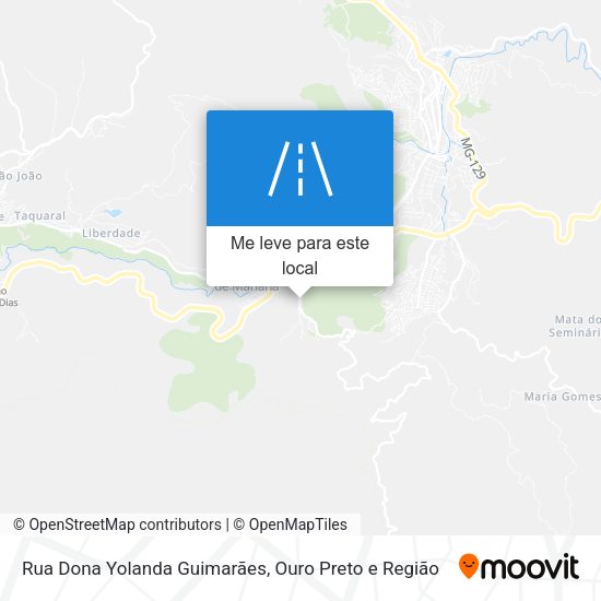 Rua Dona Yolanda Guimarães mapa