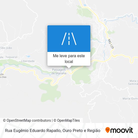 Rua Eugênio Eduardo Rapallo mapa