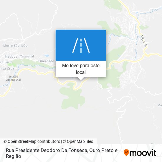 Rua Presidente Deodoro Da Fonseca mapa