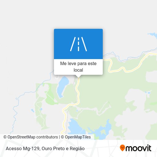 Acesso Mg-129 mapa